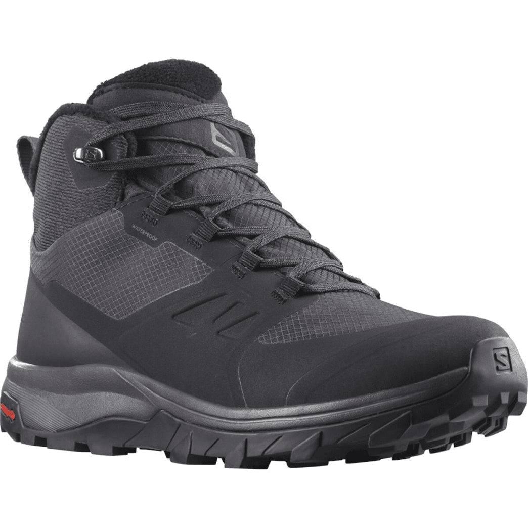 SALOMON OUTSNAP CS WP W winter shoes - black - SALOMON - Evelostore