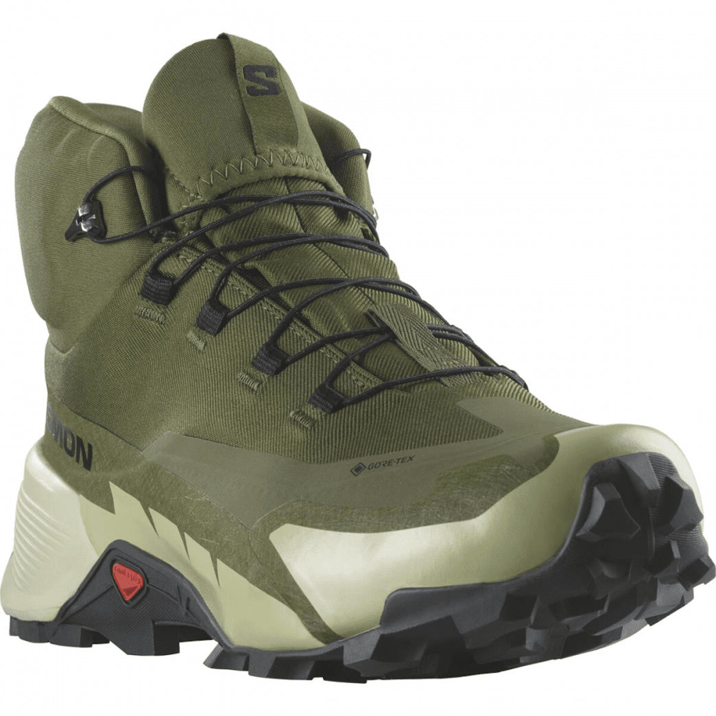SALOMON CROSS HIKE MID GTX 2 hiking footwear - camo green - SALOMON - Evelostore