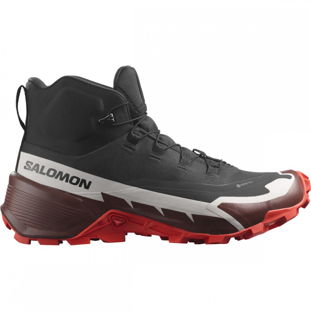 Calzature da escursionismo SALOMON CROSS HIKE MID GTX 2 - nero/marrone/rosso