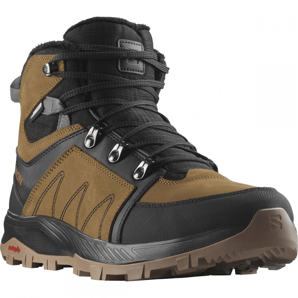 SALOMON OUTCHILL TS CSWP winter shoes - brown/black - SALOMON - Evelostore