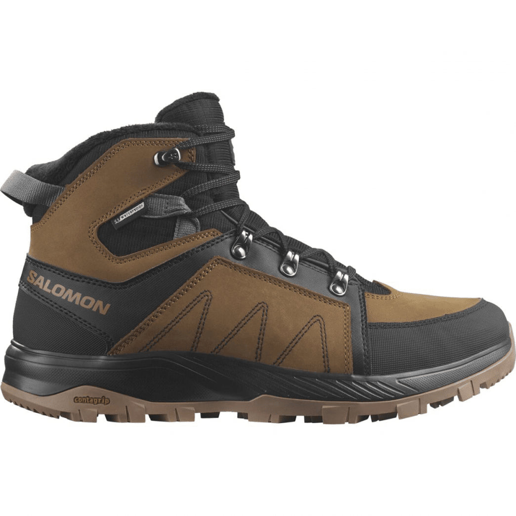 SALOMON OUTCHILL TS CSWP winter shoes - brown/black - SALOMON - Evelostore