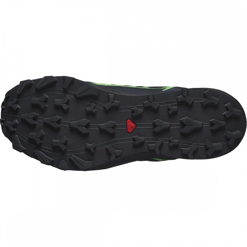 SALOMON THUNDERCROSS GTX trail running shoes - black/green