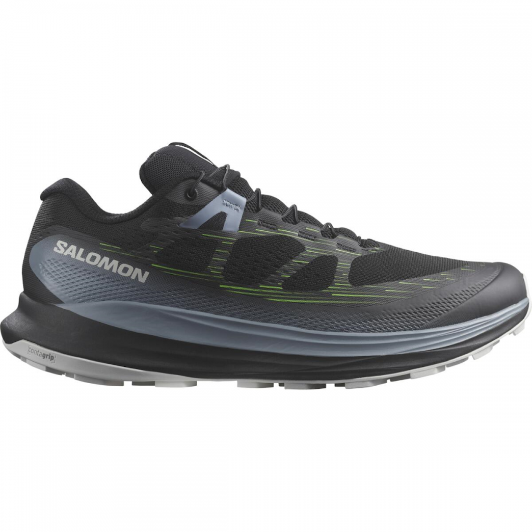 Chaussures de trail SALOMON ULTRA GLIDE 2 - noir/gris/vert