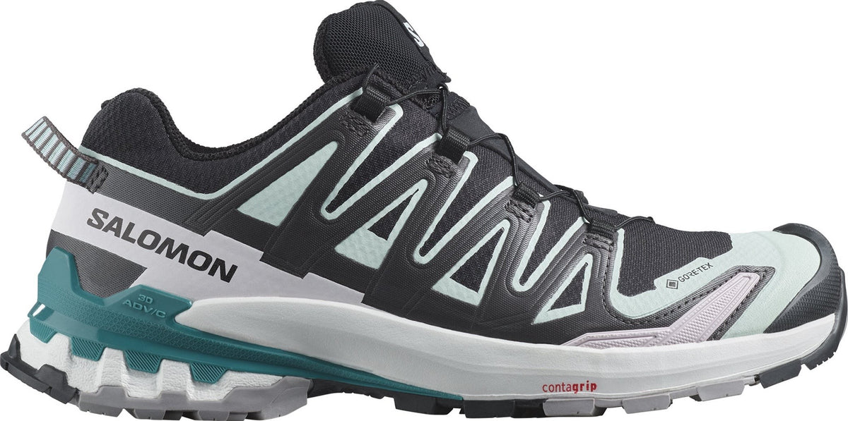 SALOMON XA PRO 3D V9 GTX W trailsko - sort/lyseblå/pink