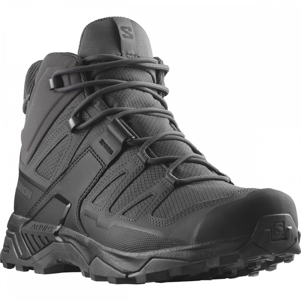 SALOMON X ULTRA FORCES MID GTX unisex forces shoes - wolf black