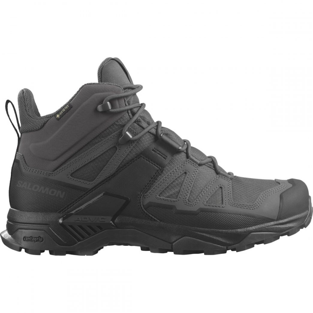 SALOMON X ULTRA FORCES MID GTX unisex forces shoes - wolf black