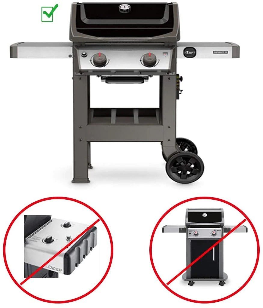 WEBER Spirit II and Spirit II LX 200 Model Years 2017 and Newer 3PC Porcelain Enameled Flavorizer Bars, 67045 - WEBER - Evelostore