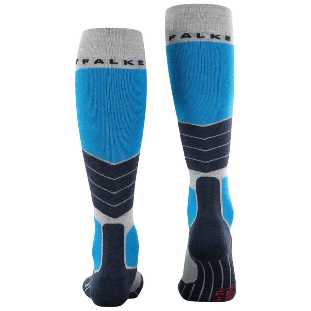 FALKE SK2 WOOL socks - blue/grey - FALKE - Evelostore