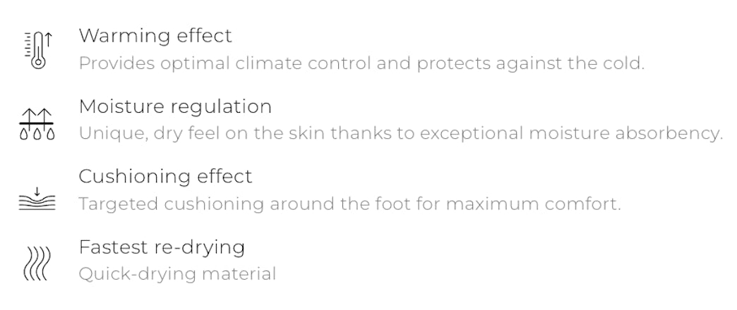 FALKE SK2 WOOL WOMEN socks - black/grey - FALKE - Evelostore