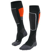 FALKE SK4 WOMEN socks - black/orange - FALKE - Evelostore