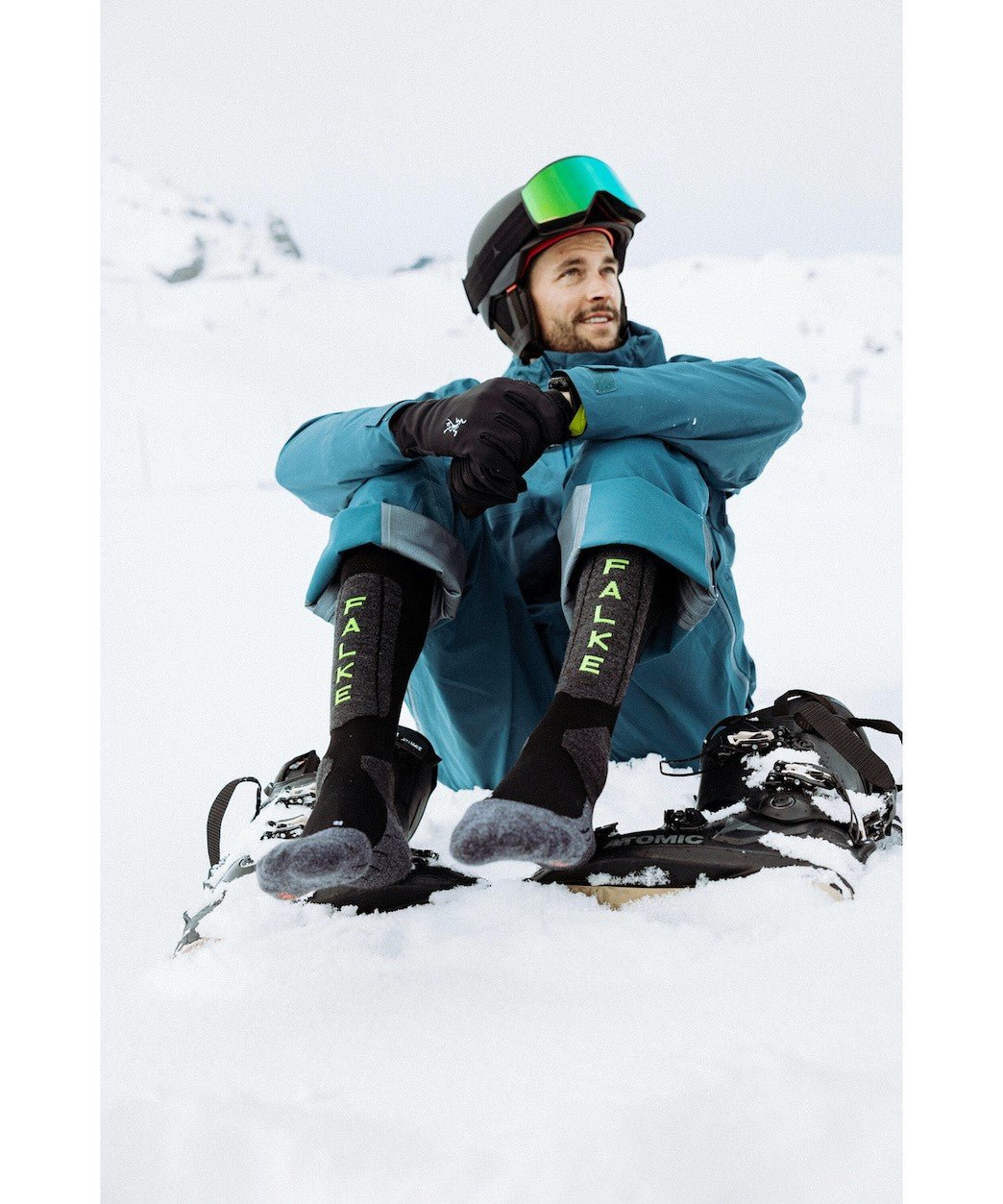 FALKE SK5 socks - olympic - FALKE - Evelostore