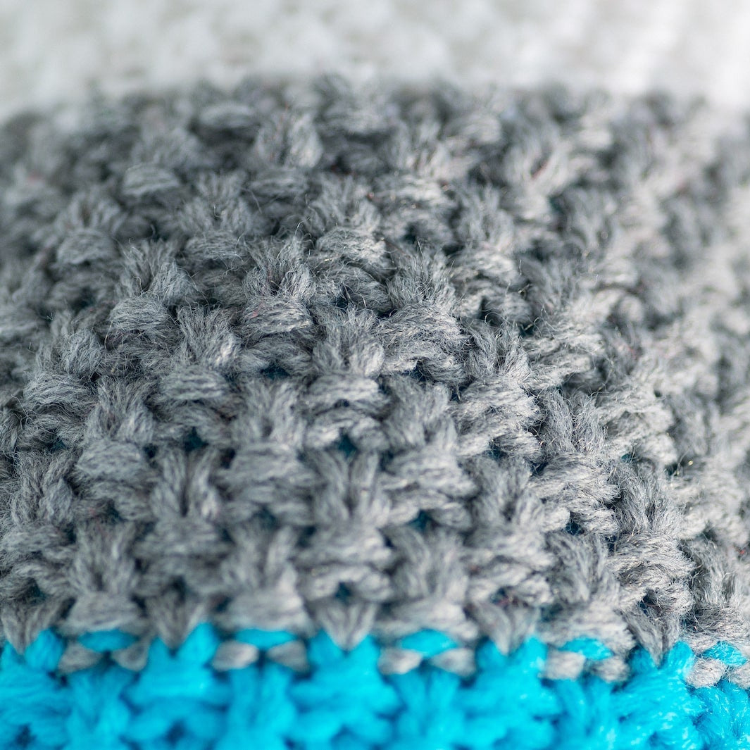 ELEVEN SPORTSWEAR Strickmütze mit Bommel türkis/grau