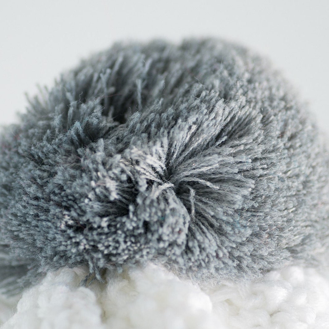 ELEVEN SPORTSWEAR Strickmütze mit Bommel türkis/grau