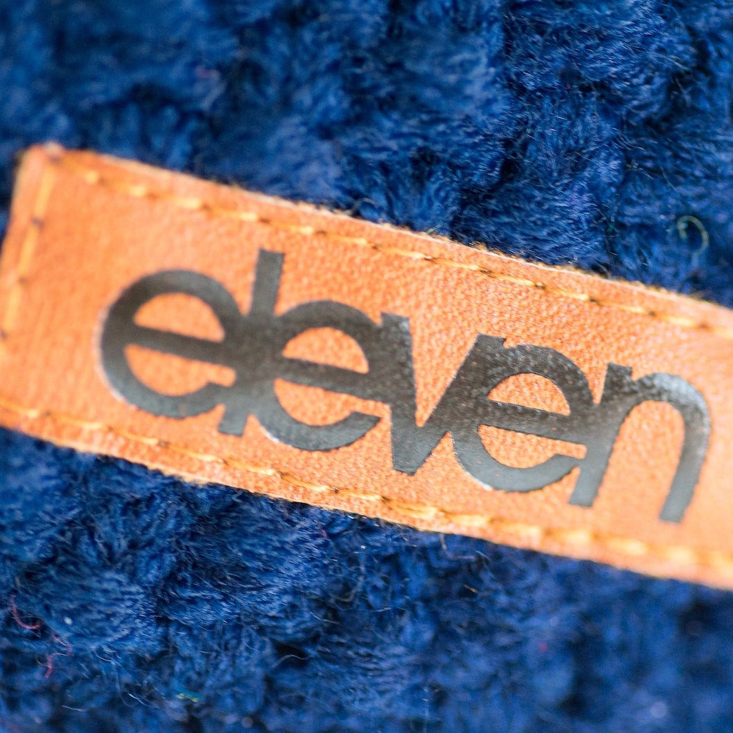 ELEVEN SPORTSWEAR Strickmütze mit Bommel blau