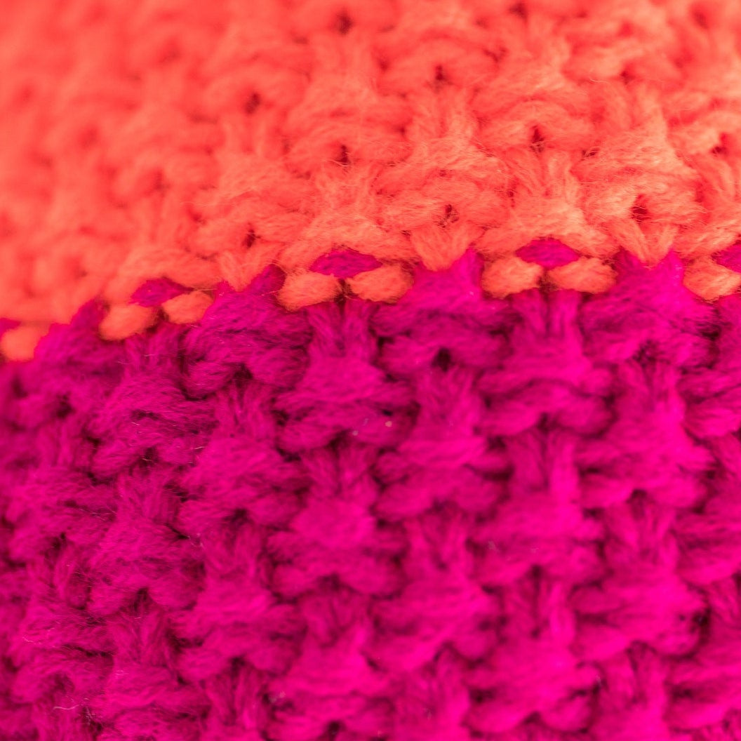 ELEVEN SPORTSWEAR Strickmütze mit Bommel pink/orange