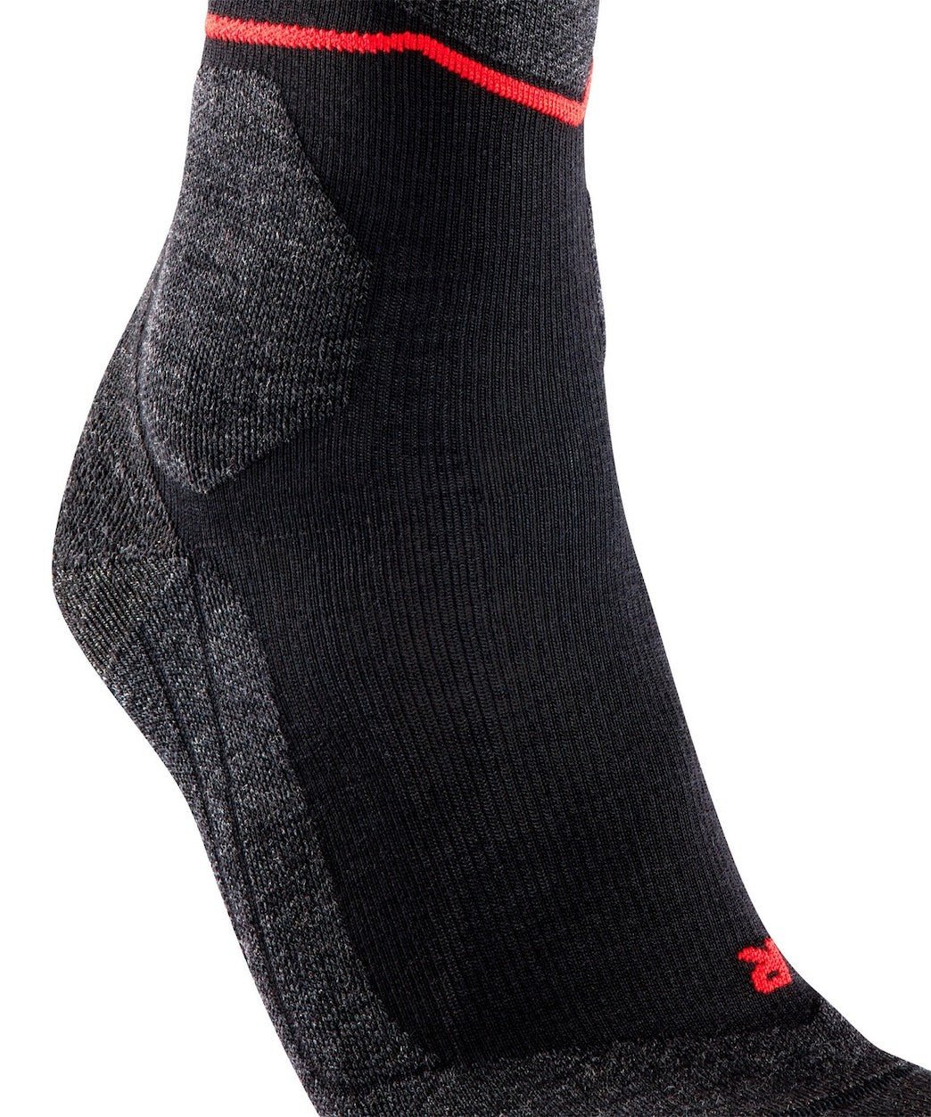 FALKE SK4 WOMEN socks - black/red - FALKE - Evelostore