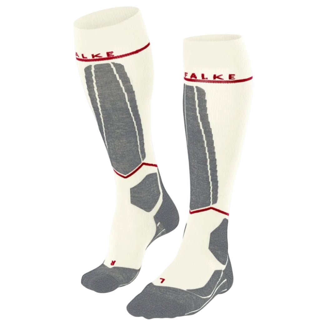 FALKE SK4 WOMEN socks - white/grey - FALKE - Evelostore