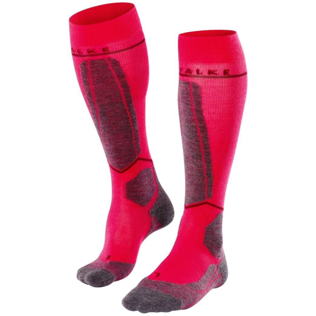 FALKE SK4 WOMEN socks - pink/grey - FALKE - Evelostore