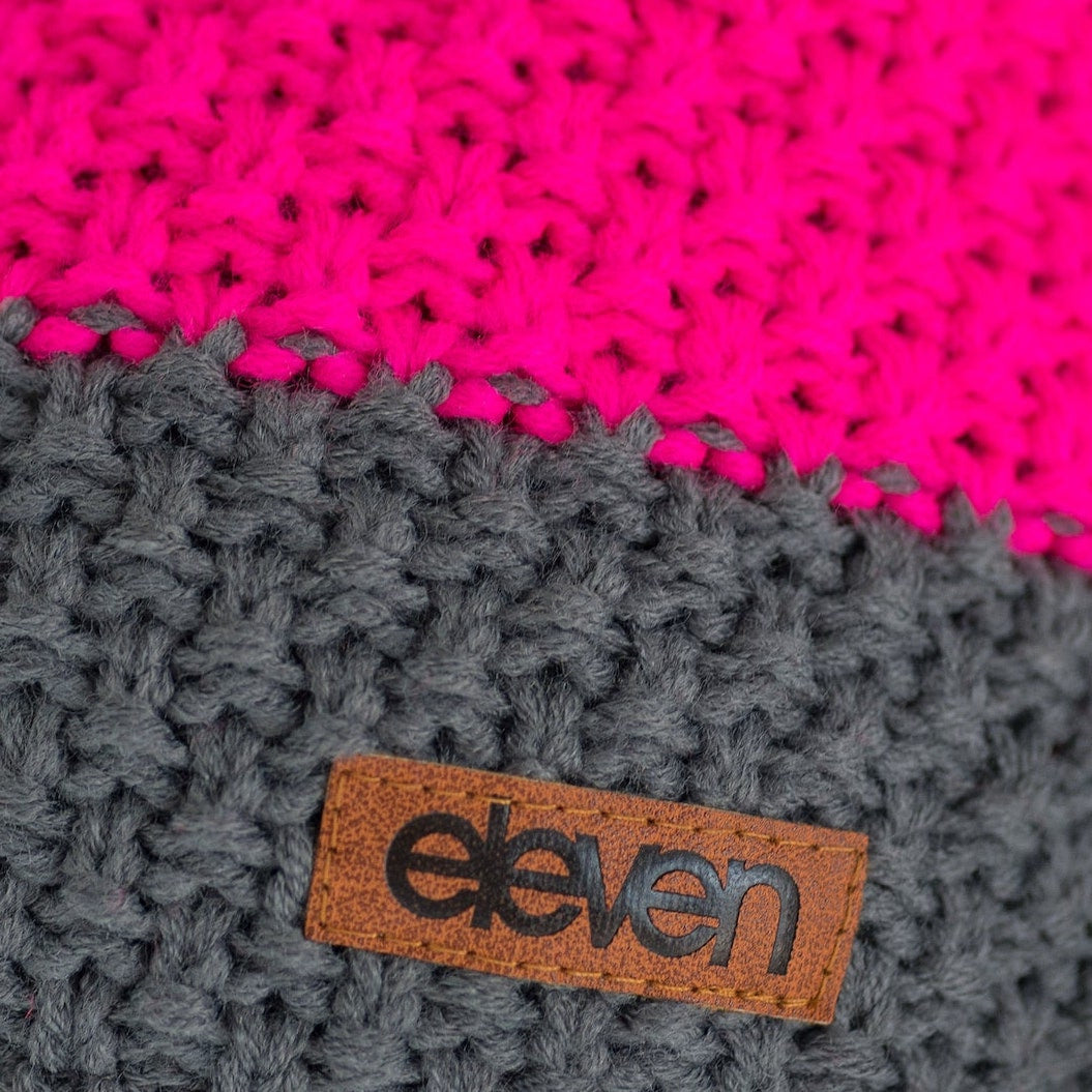 ELEVEN SPORTSWEAR Strickmütze mit Bommel in Pink