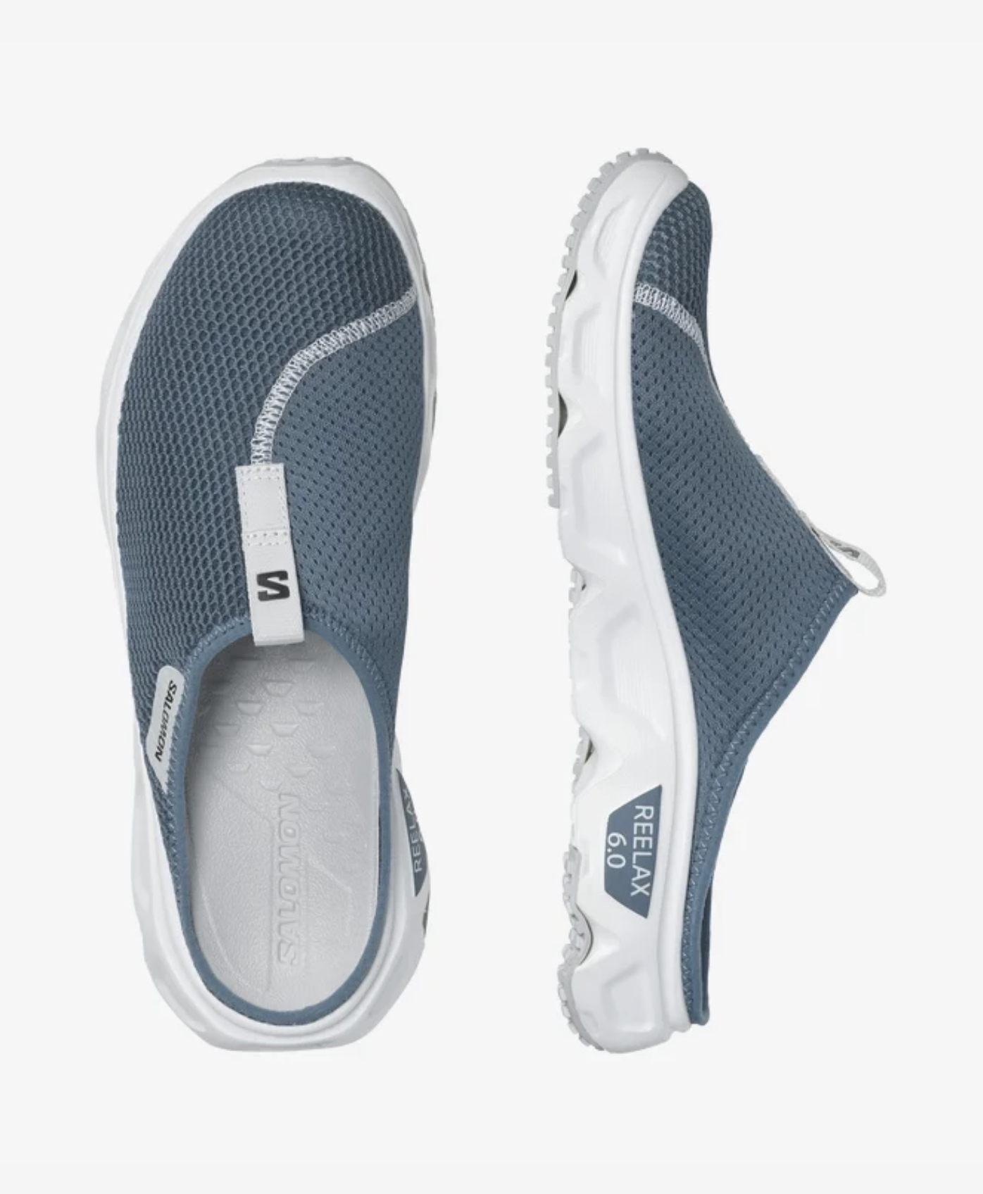 SALOMON REELAX SLIDE 6.0 vandresandaler til mænd – blå/hvid