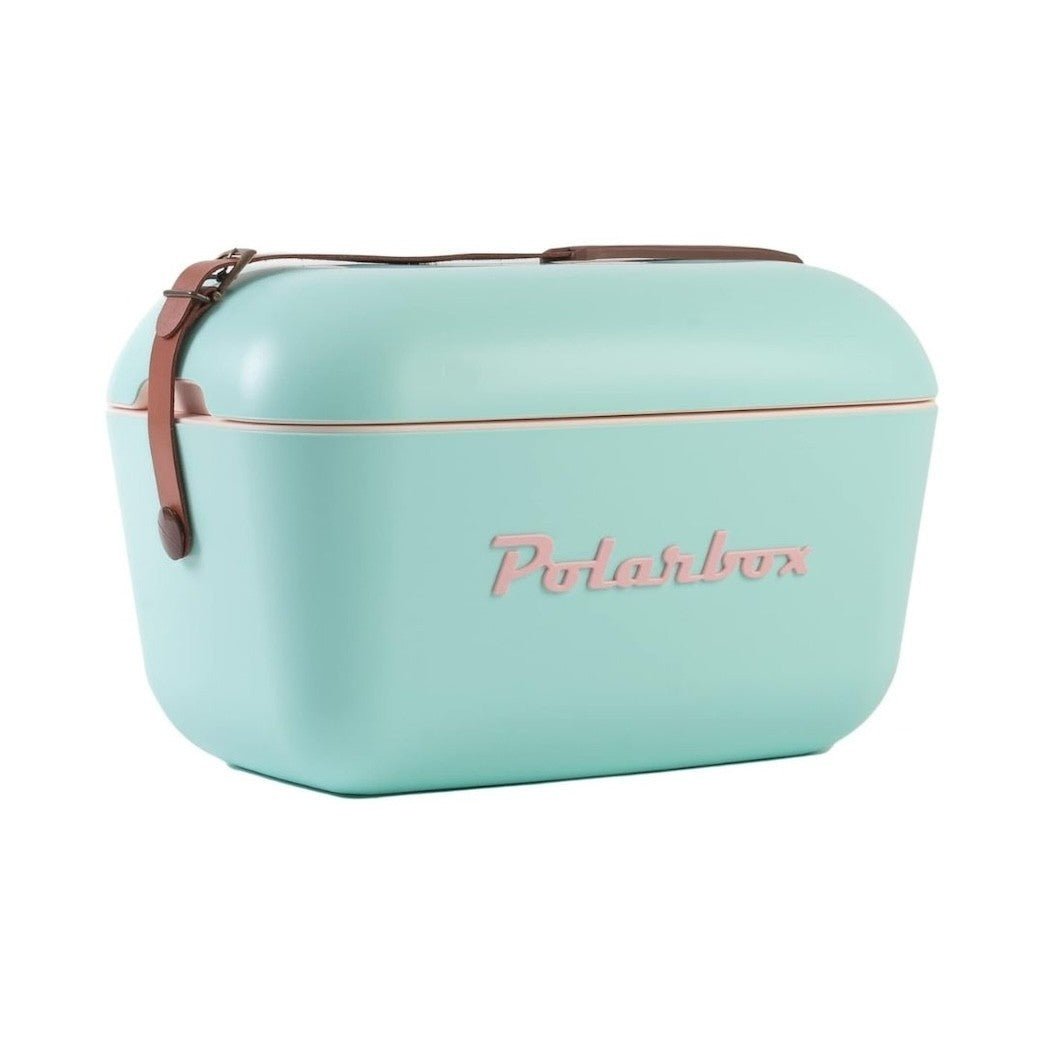 POLARBOX CYAN BABY ROSE CLASSIC RETRO 20L cooler - aqua - POLARBOX - Evelostore