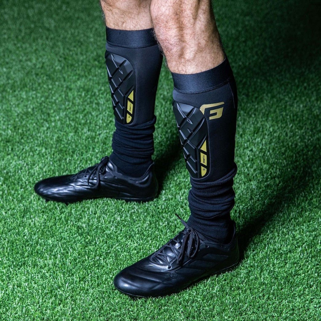 G - FORM PRO - S ELITE X shin guards for football - matte black - G - FORM - Evelostore