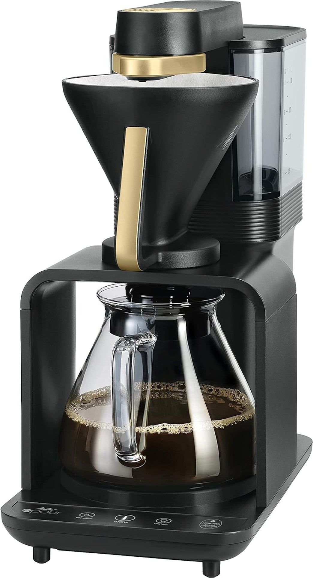 MELITTA EPOUR filter coffee machine - black/gold - MELITTA - Evelostore