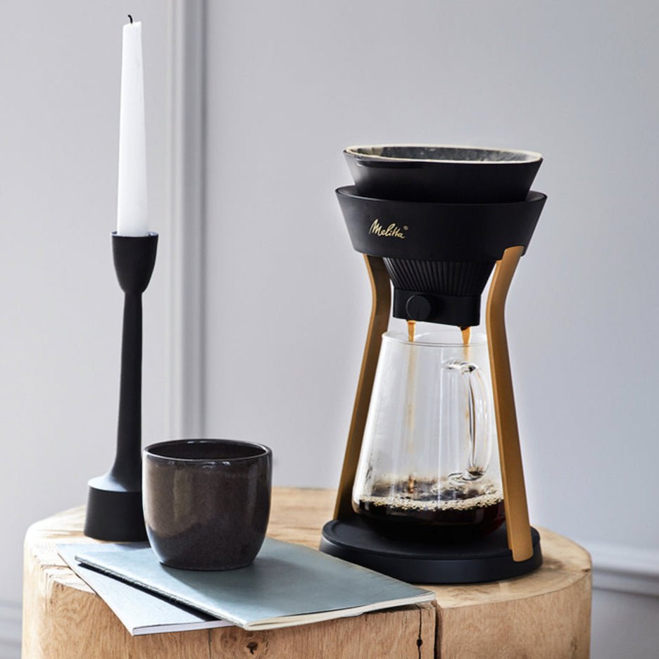 MELITTA AMANO filter coffee machine - black/gold - MELITTA - Evelostore