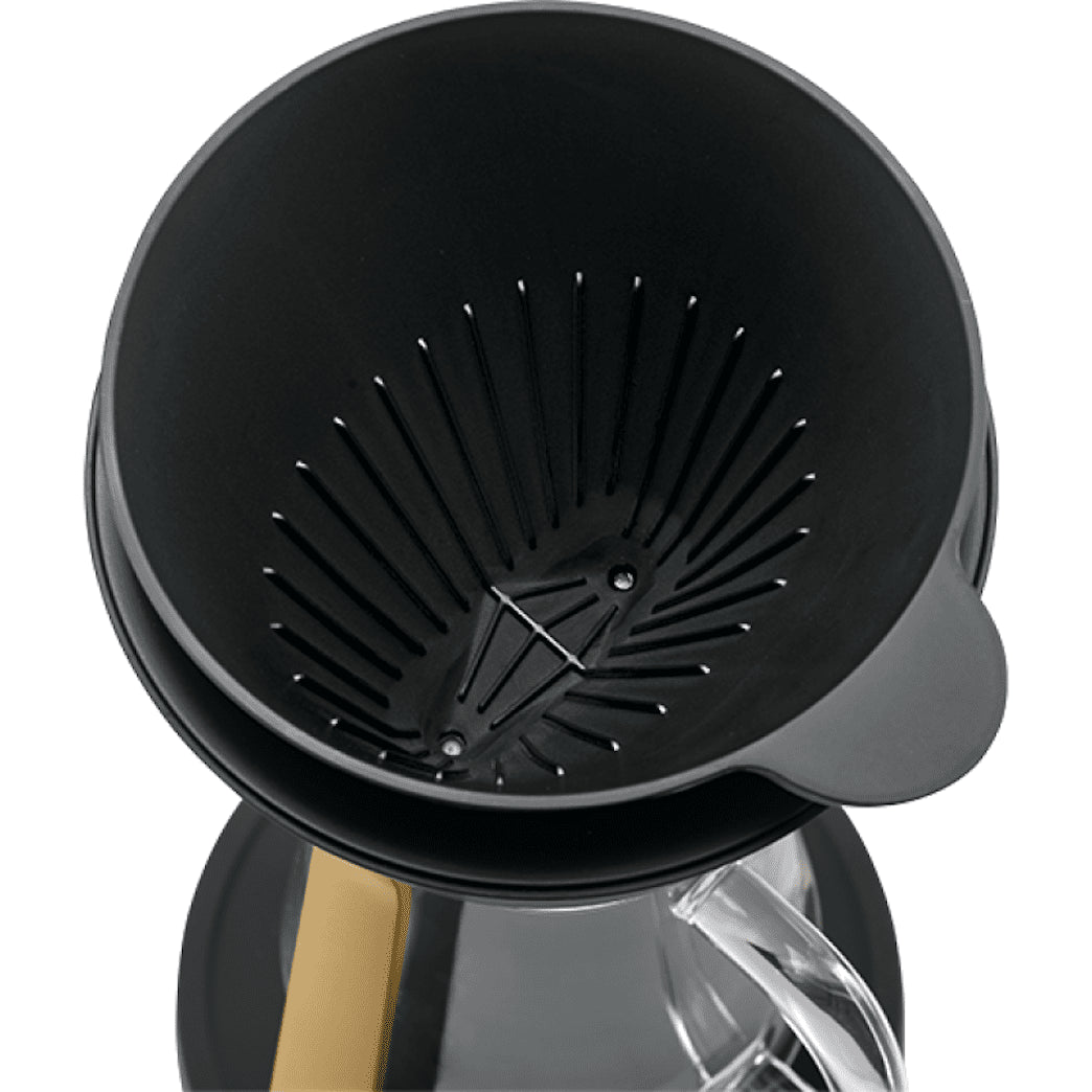 MELITTA AMANO filter coffee machine - black/gold - MELITTA - Evelostore