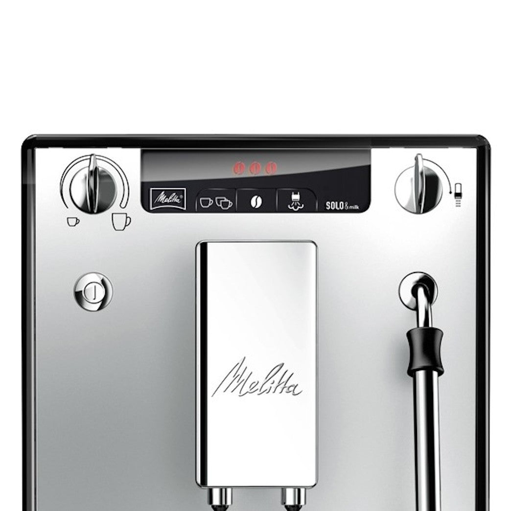 MELITTA SOLO&MILK coffee machine - silver - MELITTA - Evelostore