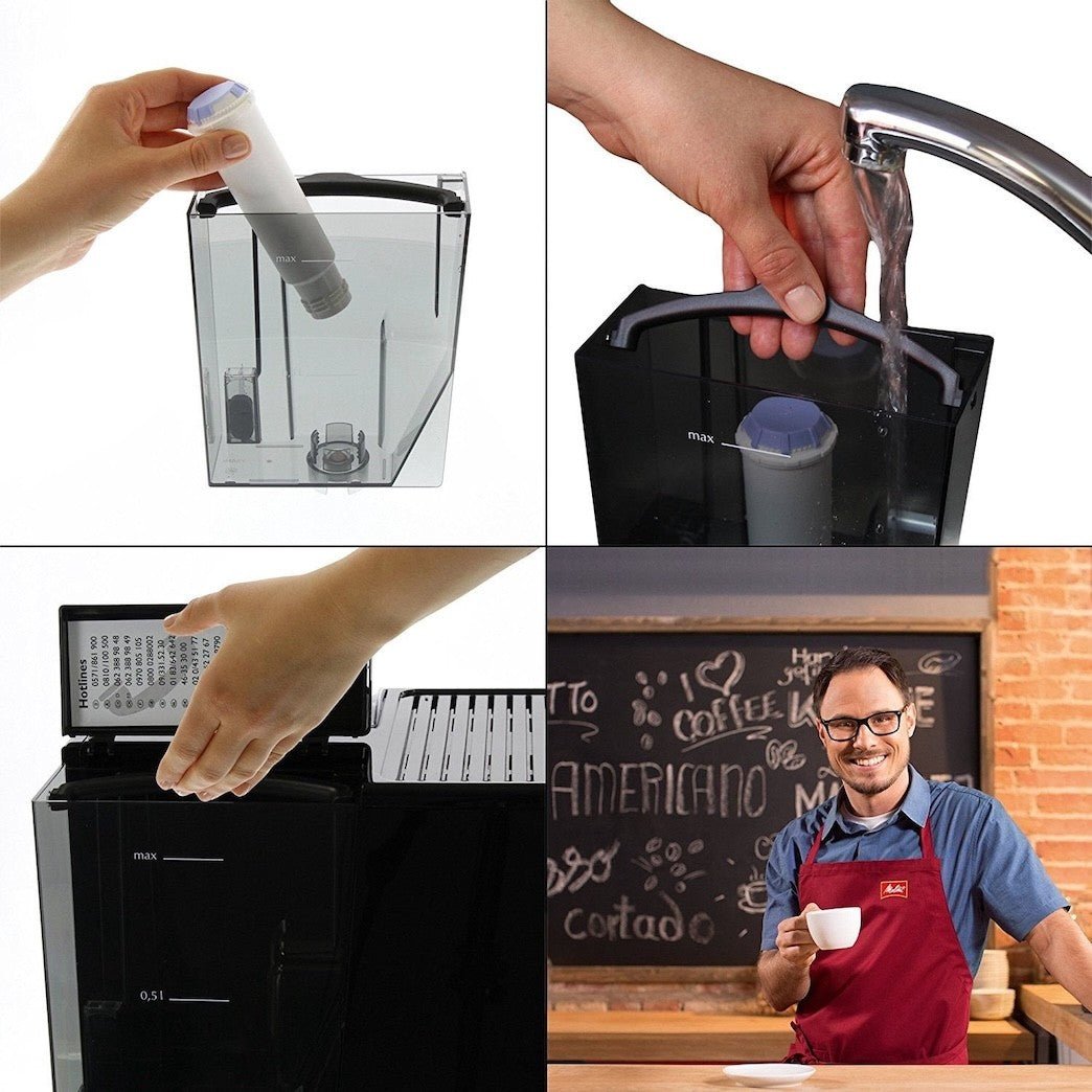 MELITTA SOLO&PERFECT MILK E957 - 101 coffee machine - black - MELITTA - Evelostore