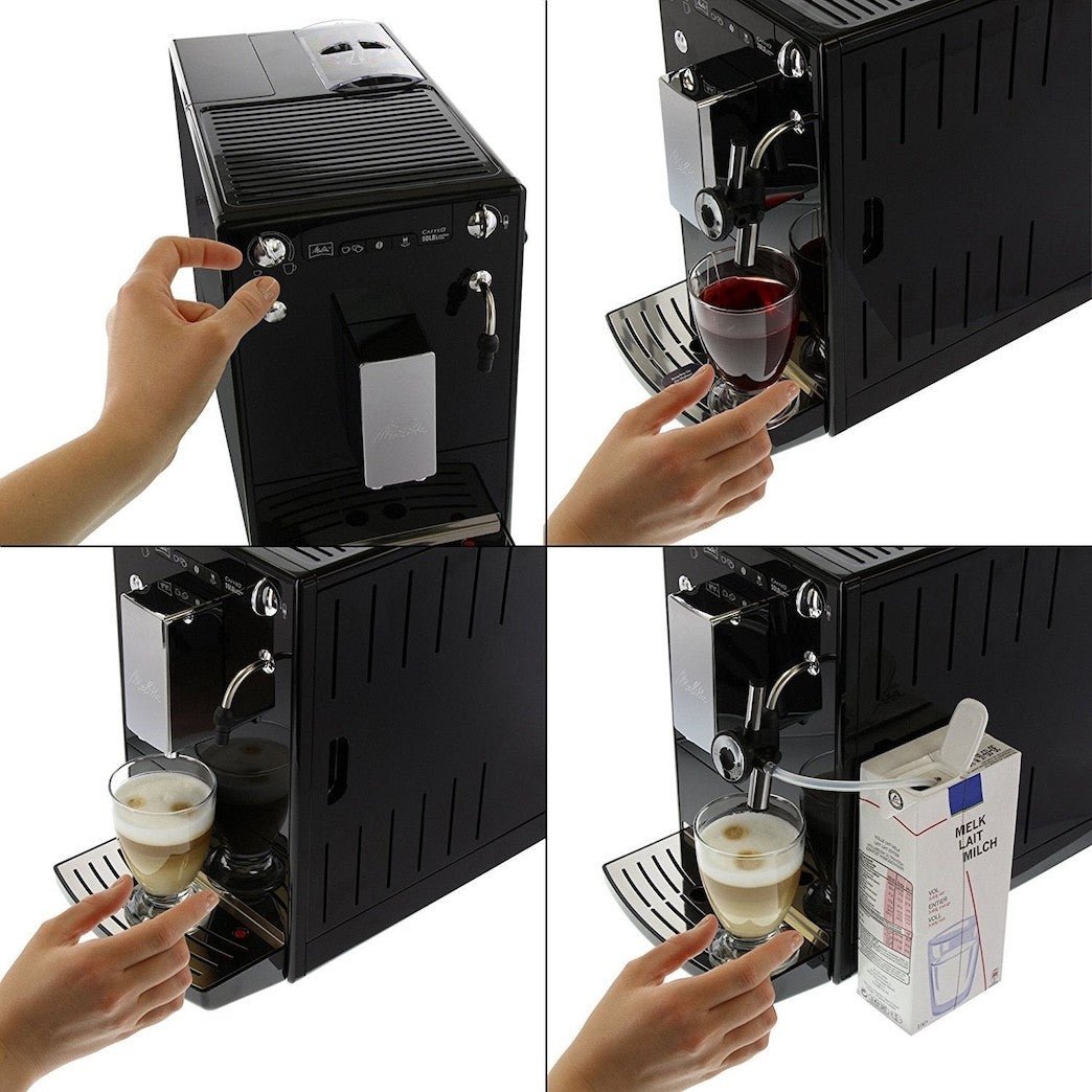 MELITTA SOLO&PERFECT MILK E957 - 101 coffee machine - black - MELITTA - Evelostore