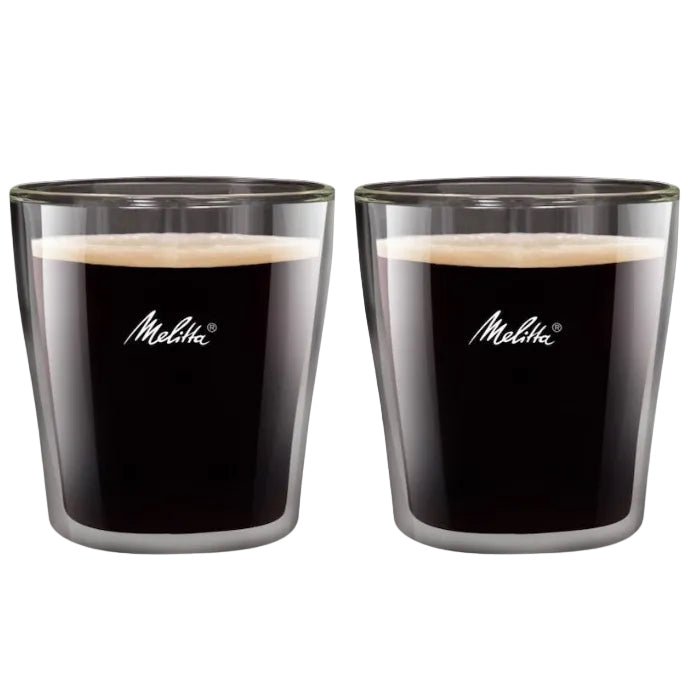 MELITTA double glass cups - 80ml - MELITTA - Evelostore