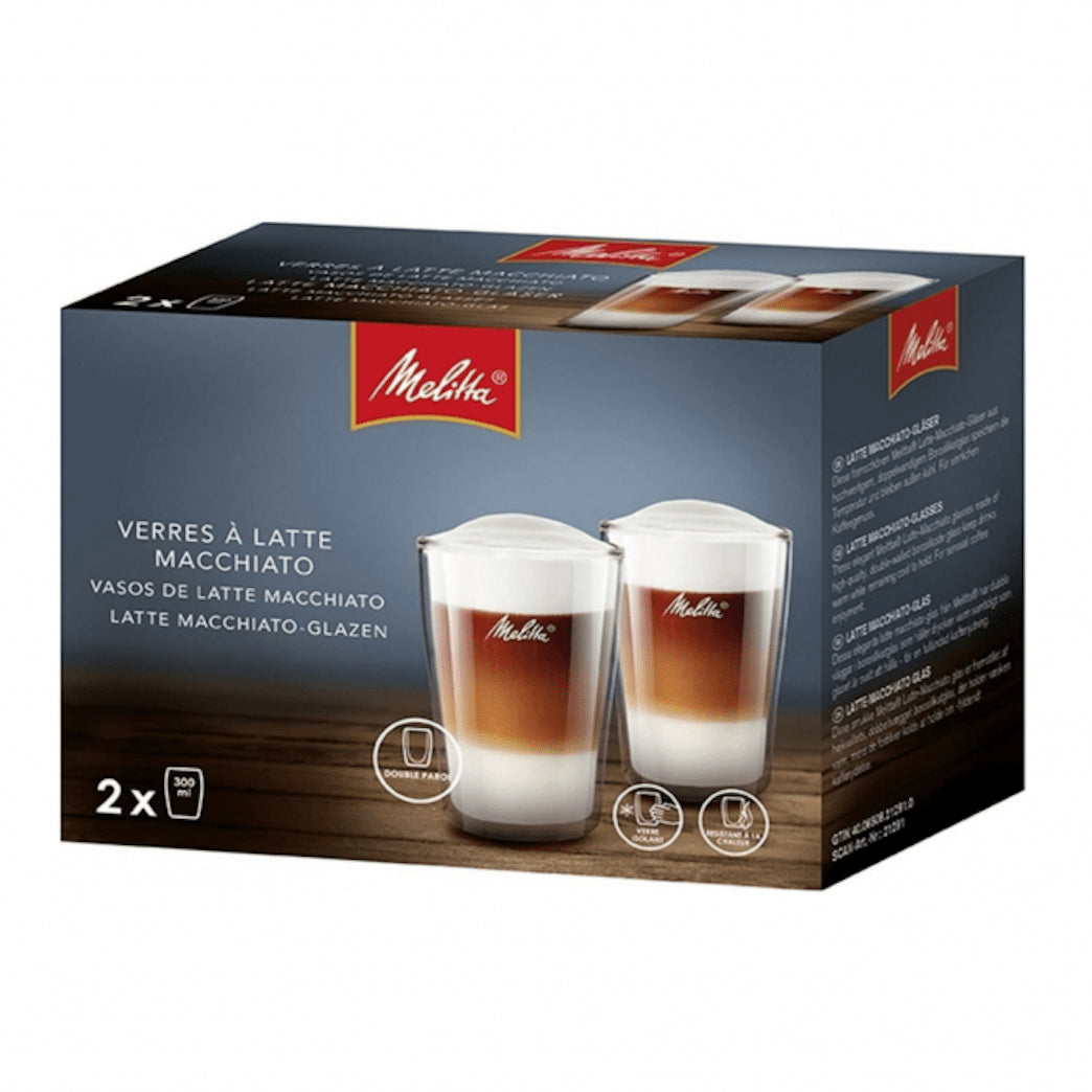 MELITTA double glass cups - 300ml - MELITTA - Evelostore
