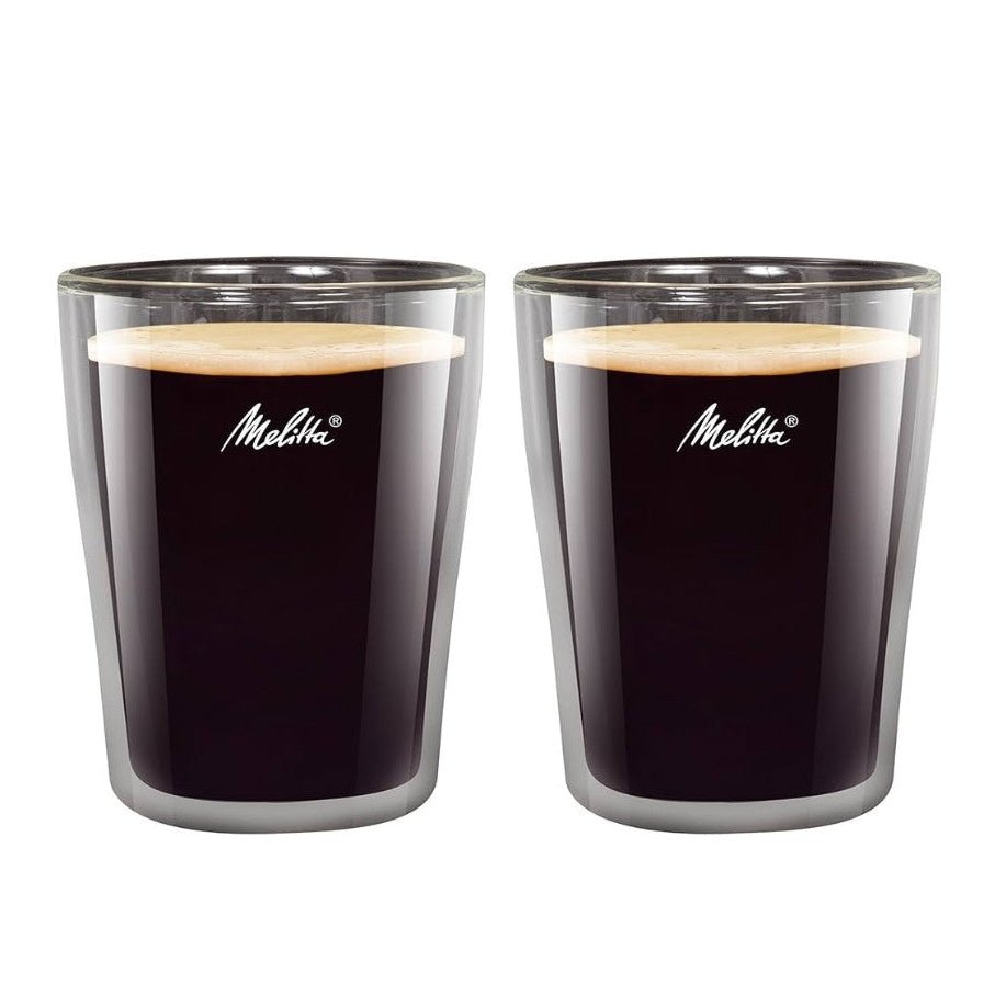 MELITTA double glass cups - 200ml - MELITTA - Evelostore