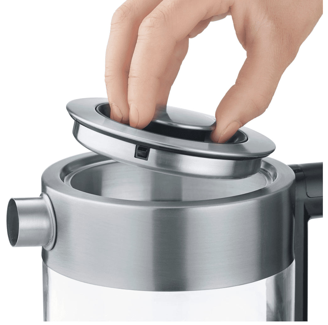 GRAEF WK300 glass kettle - transparent/silver - GRAEF - Evelostore