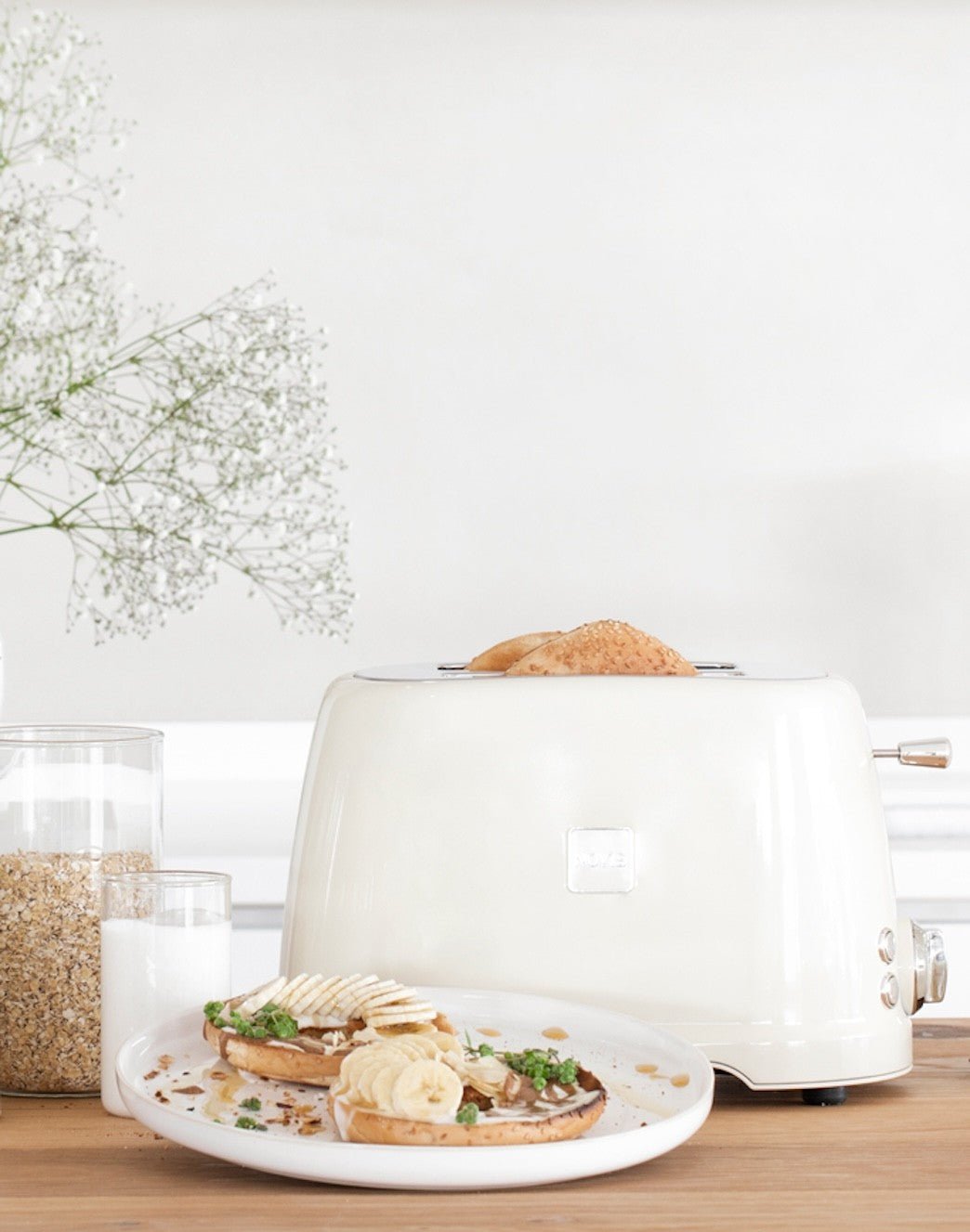 NOVIS T2 toaster - cream - NOVIS - Evelostore