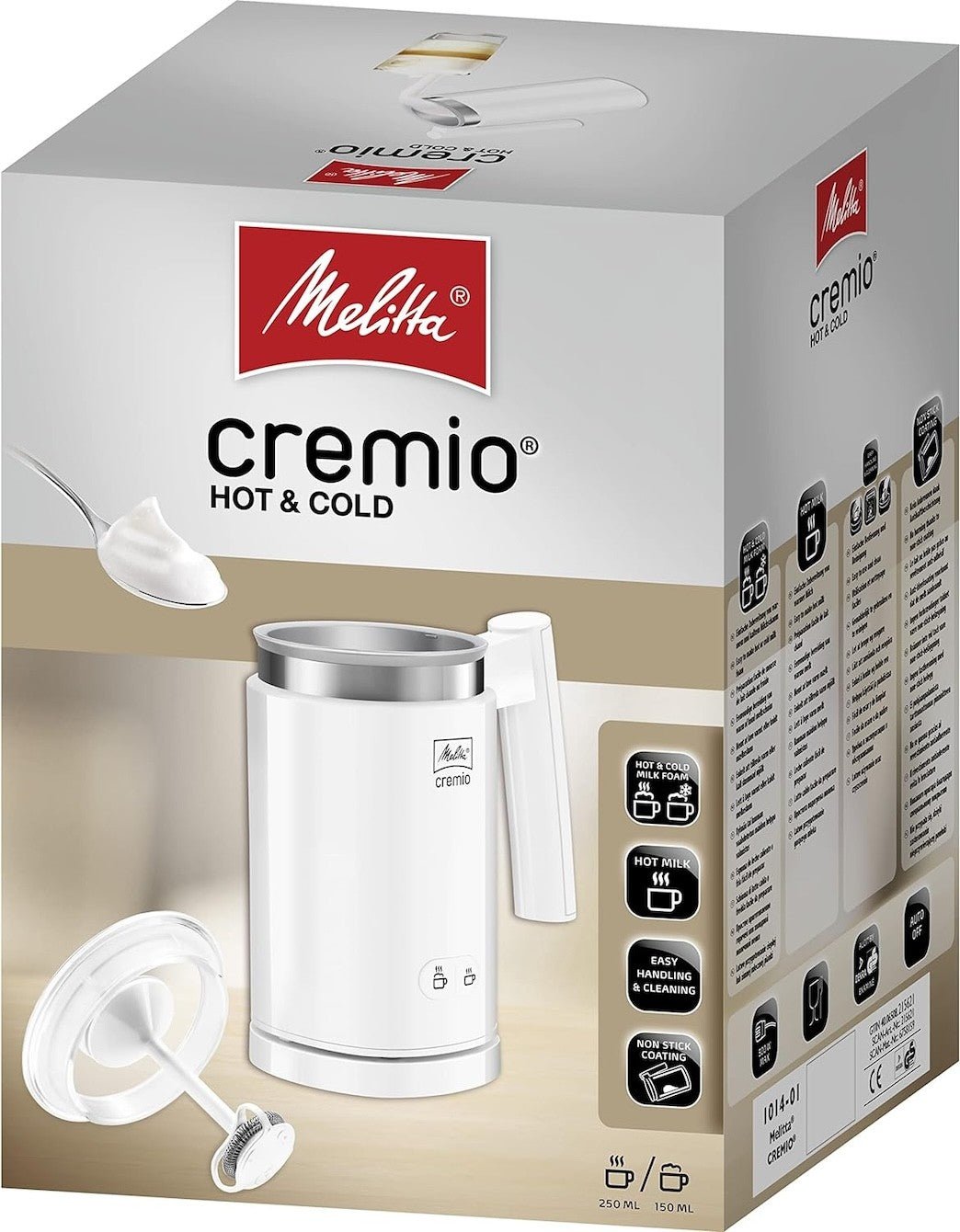 MELITTA CREMIO 1014 - 01 milk frother - white - MELITTA - Evelostore