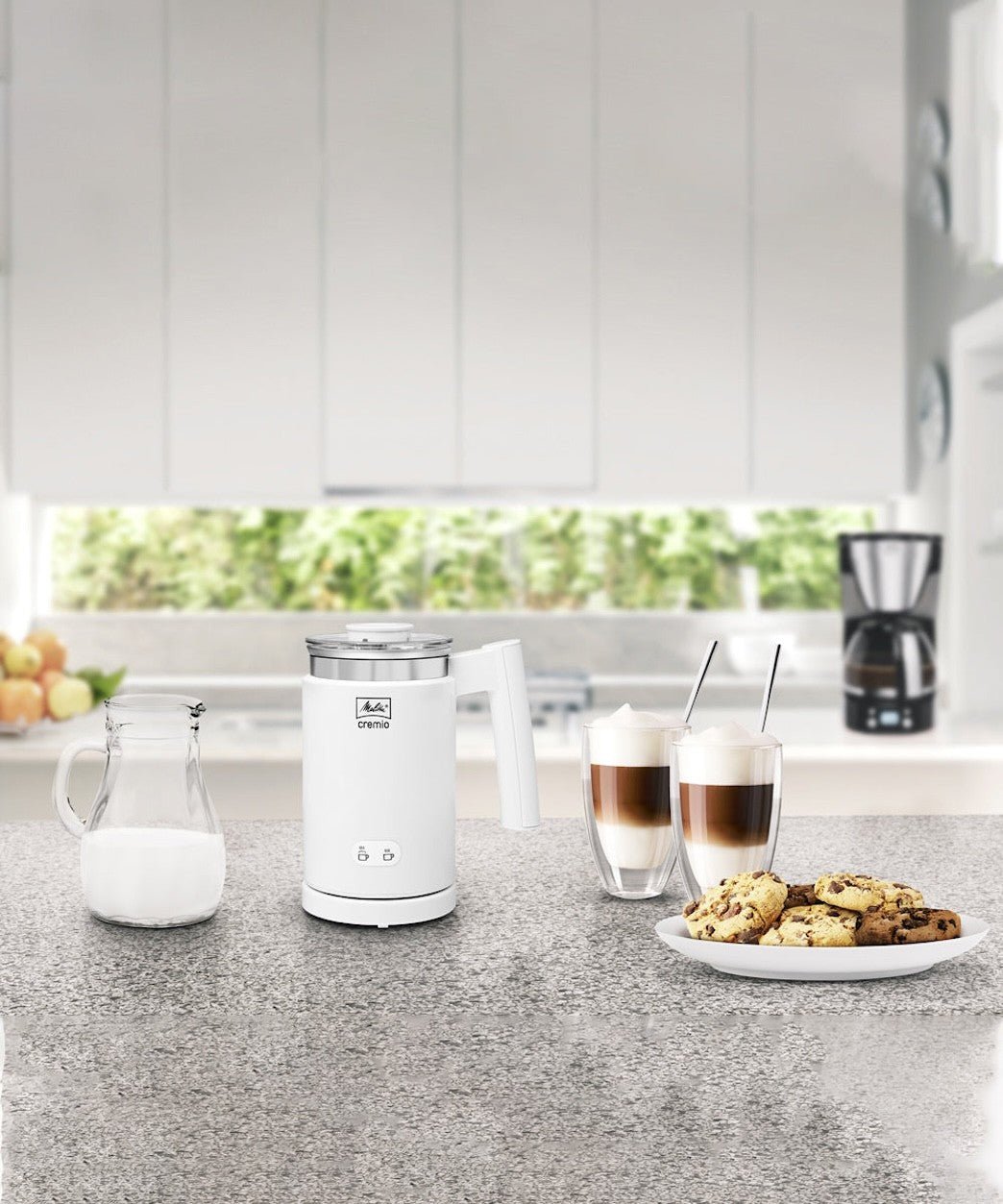 MELITTA CREMIO 1014 - 01 milk frother - white - MELITTA - Evelostore