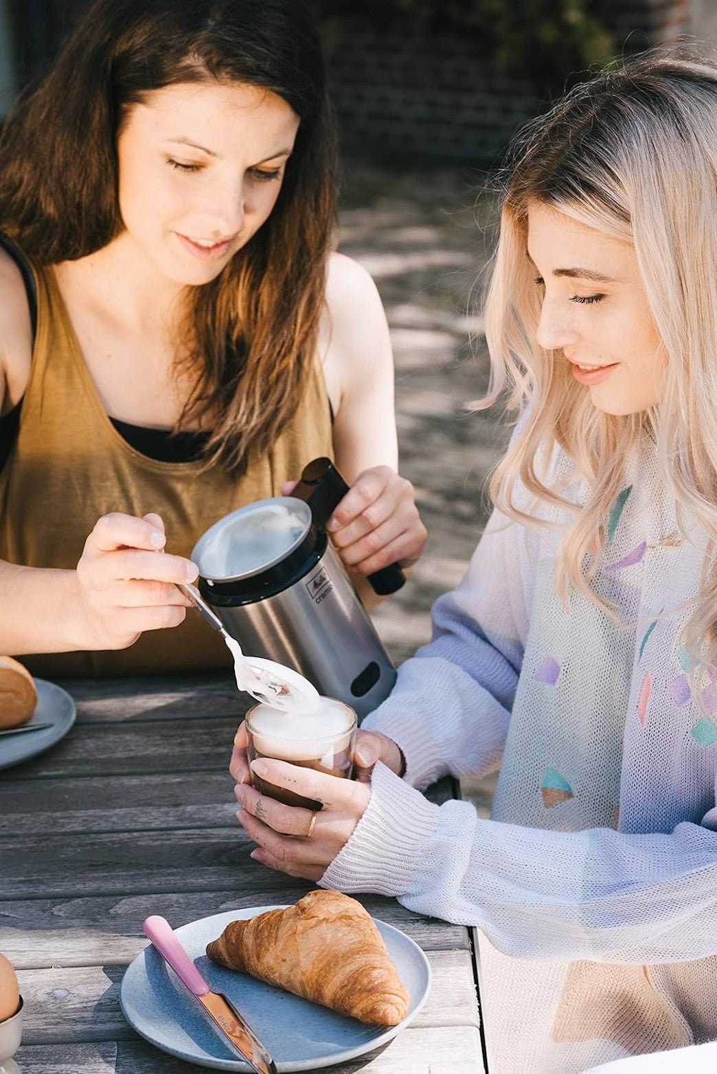 MELITTA CREMIO 1014 - 03 milk frother - silver - MELITTA - Evelostore