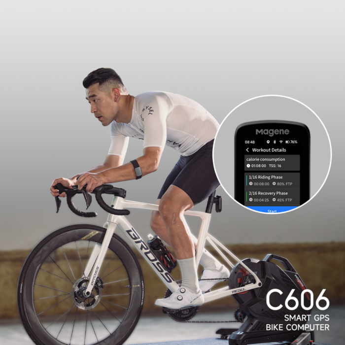 MAGENE C606 Smart GPS Bike Computer - black