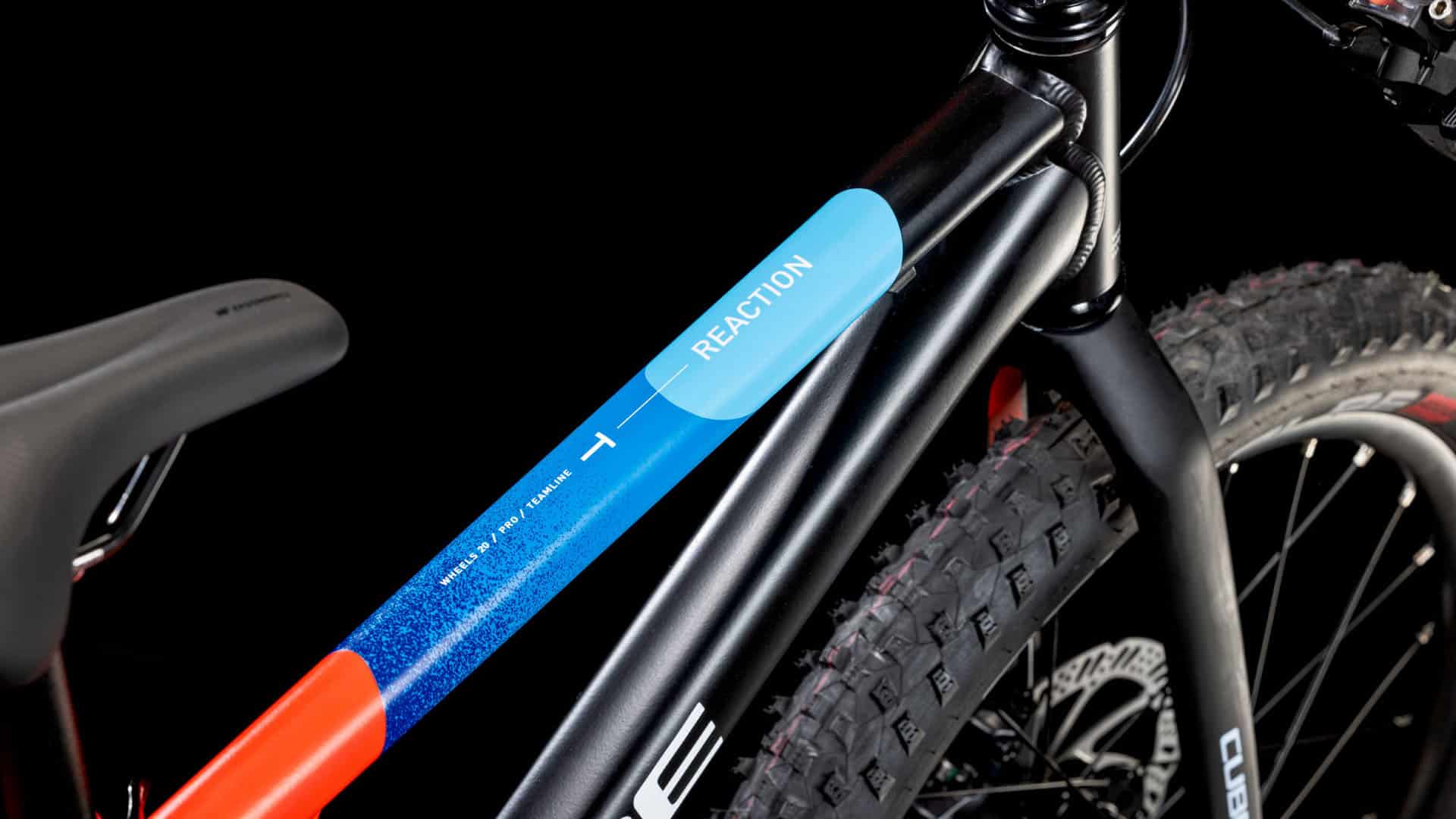 CUBE REACTION 200 PRO black´n´blue´n´red kids bicycle