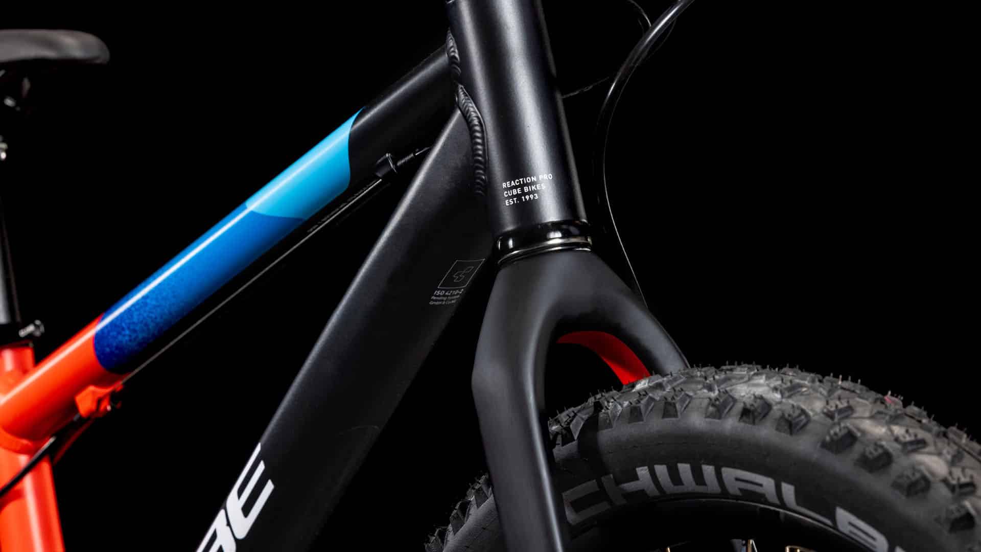 CUBE REACTION 200 PRO black´n´blue´n´red kids bicycle