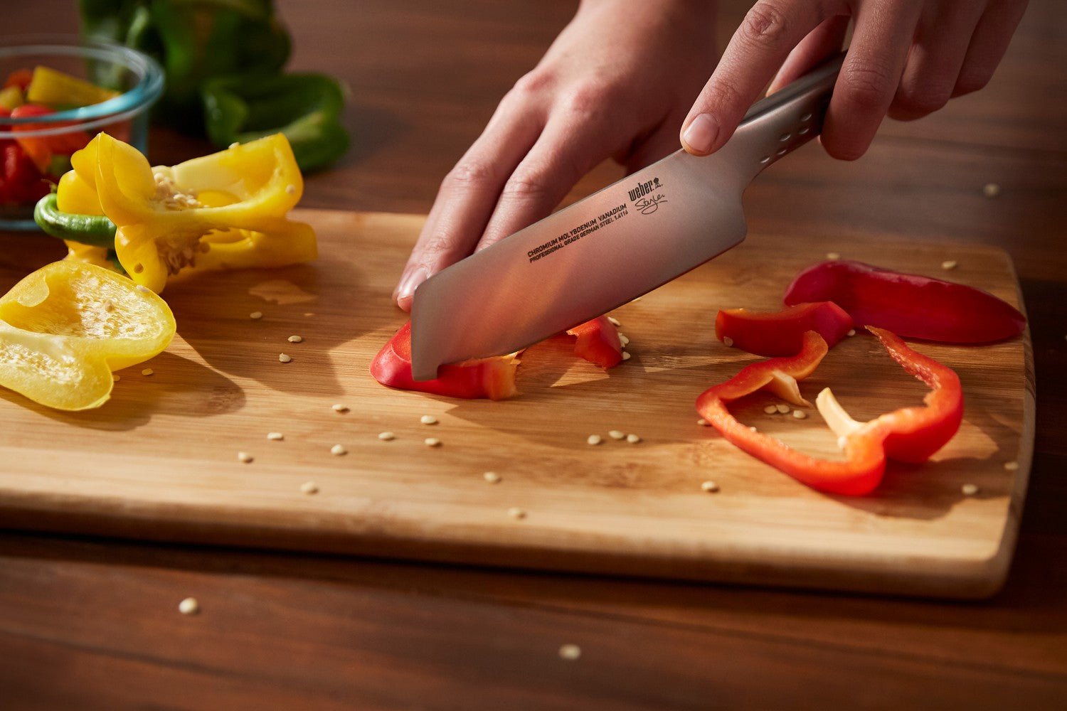 WEBER DELUXE Vegetable knife - small, 17073 - WEBER - Evelostore