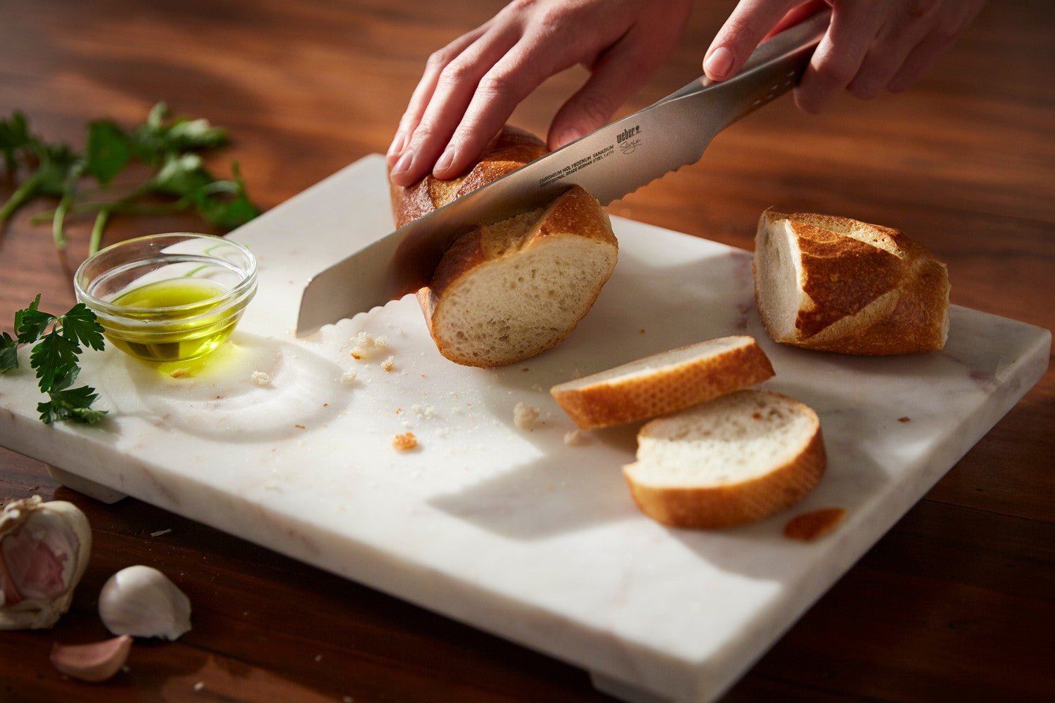 WEBER DELUXE Bread knife, 17072 - WEBER - Evelostore