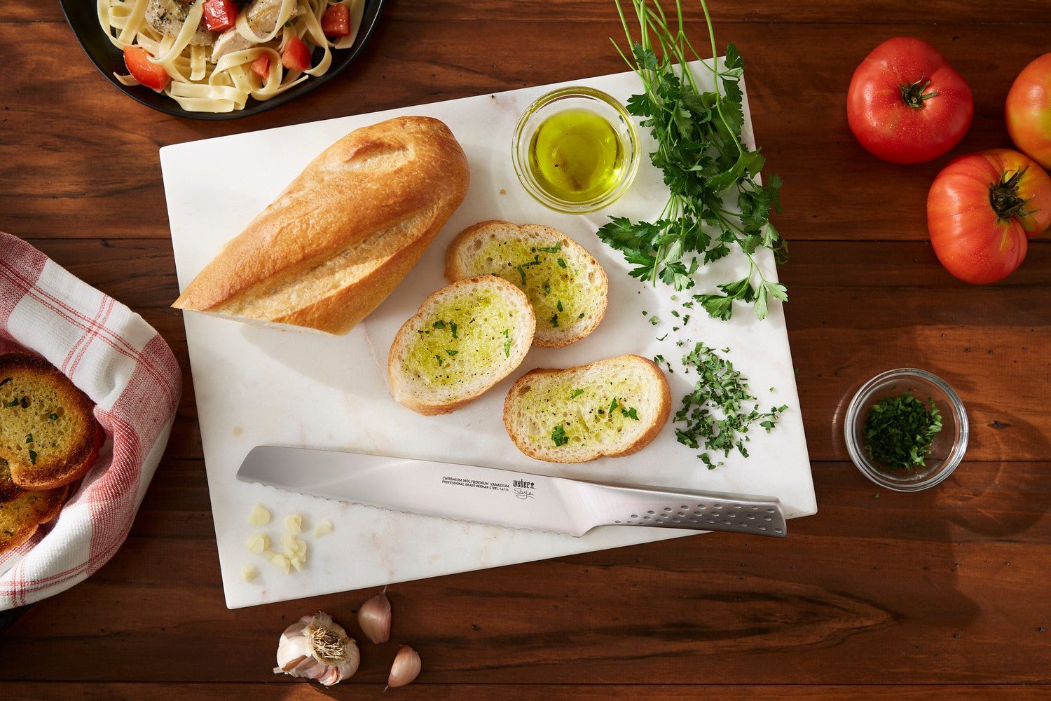 WEBER DELUXE Bread knife, 17072 - WEBER - Evelostore