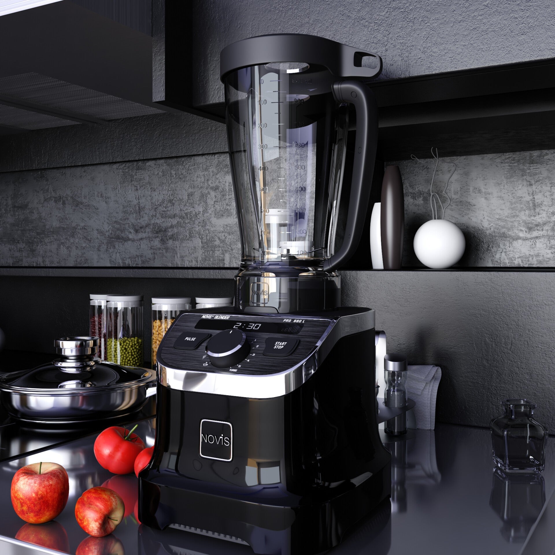 NOVIS PRO 880L blender - black - NOVIS - Evelostore