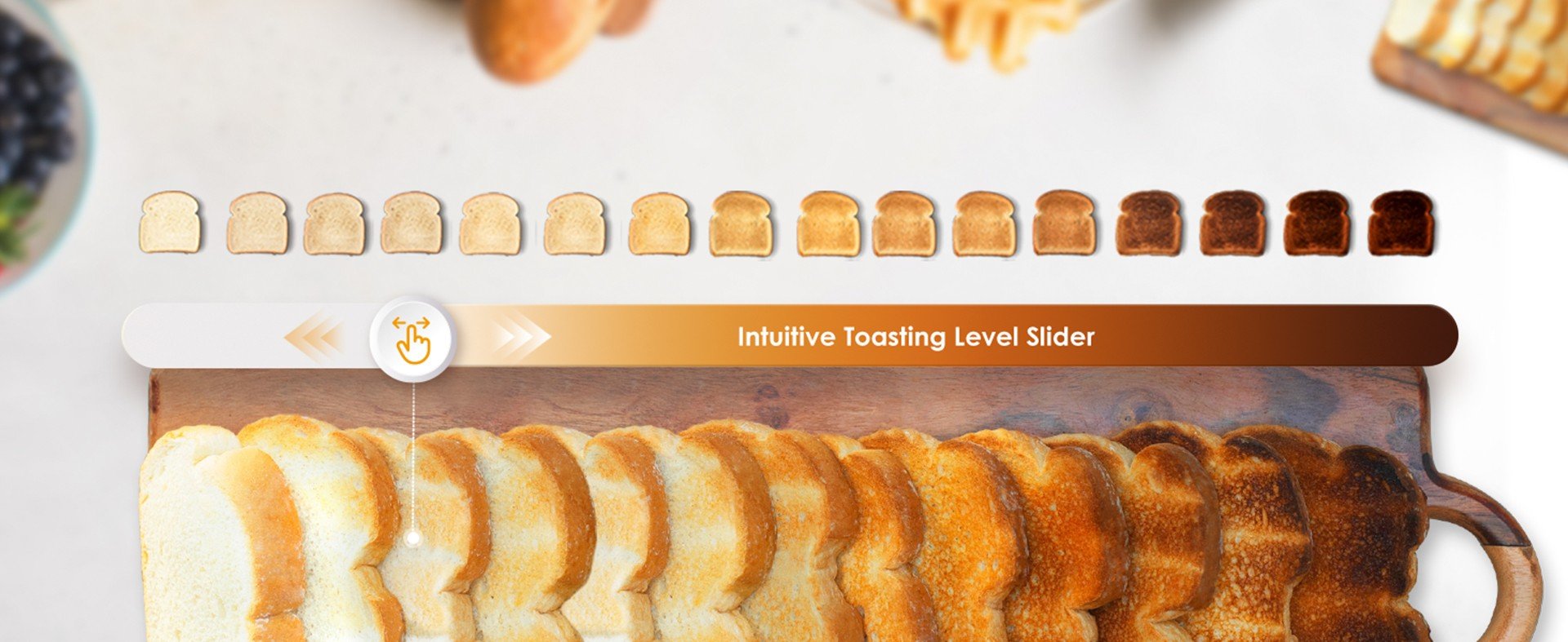 TINECO TOASTY ONE SMART toaster - white - TINECO - Evelostore