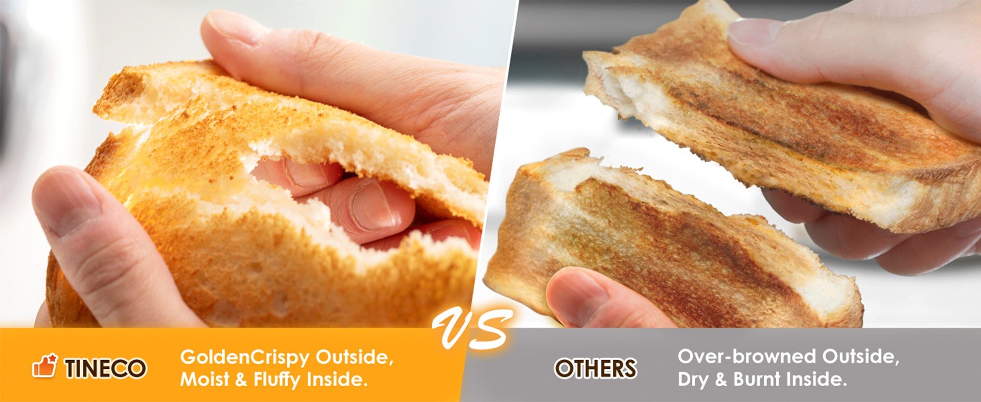 TINECO TOASTY ONE SMART toaster - white - TINECO - Evelostore