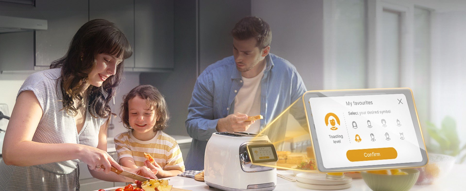 TINECO TOASTY ONE SMART toaster - white - TINECO - Evelostore